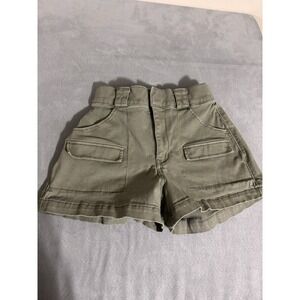 Hollister Womens Ultra High Rise Cargo Mom Short 3" Sz Small Gorpcore Indie
